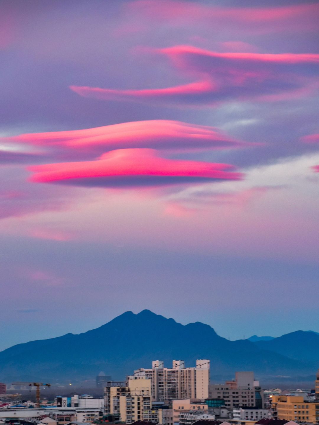 Beijing/Tianjin-12.16 Beijing morning glow, pink is more romantic and beautiful！