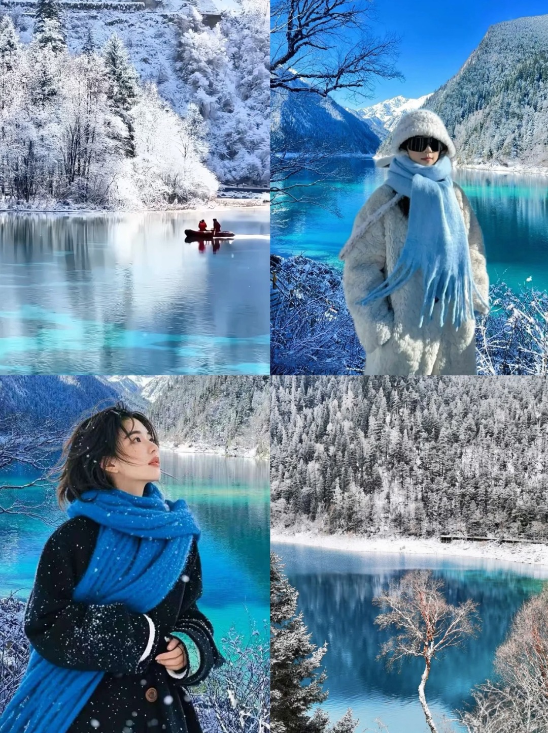 Sichuan-In winter, Jiuzhaigou Valley Scenic and Historic Interest Area, Sichuan, looks like a beautiful fairy tale world!