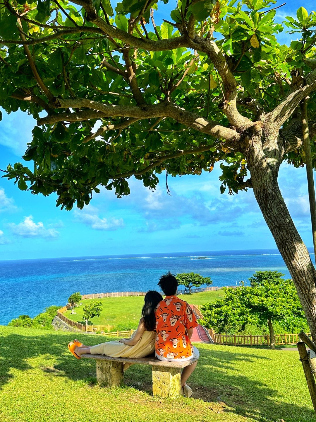 Okinawa-Okinawa Beach Park Easy Travel:Xinhara Beach,Chinen Cape Park