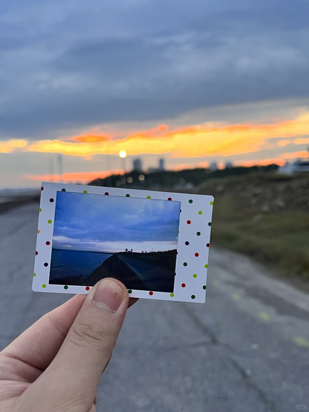 Tokyo-Chiba Inage Seaside Park，seeing the beautiful sunset