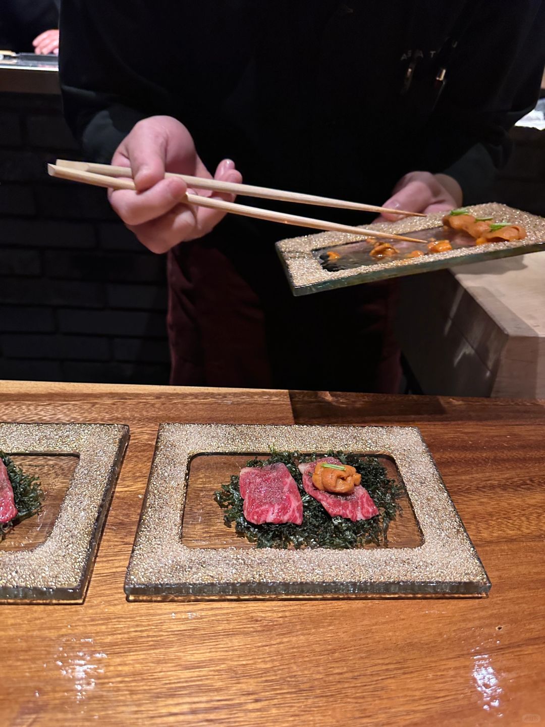 Osaka-[Rakukappo ASATSUYU] game restaurant in Osaka horse with my favoritehorse  meat and sea urchin