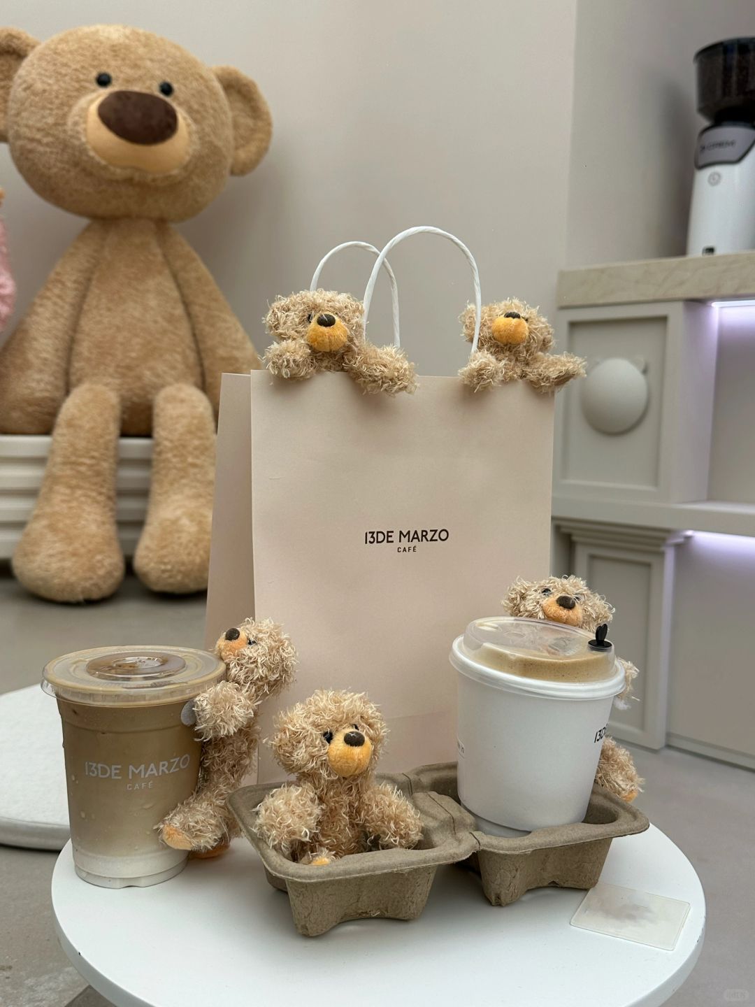 Hunan-Changsha also has it! The bear coffee is cute too! ! !