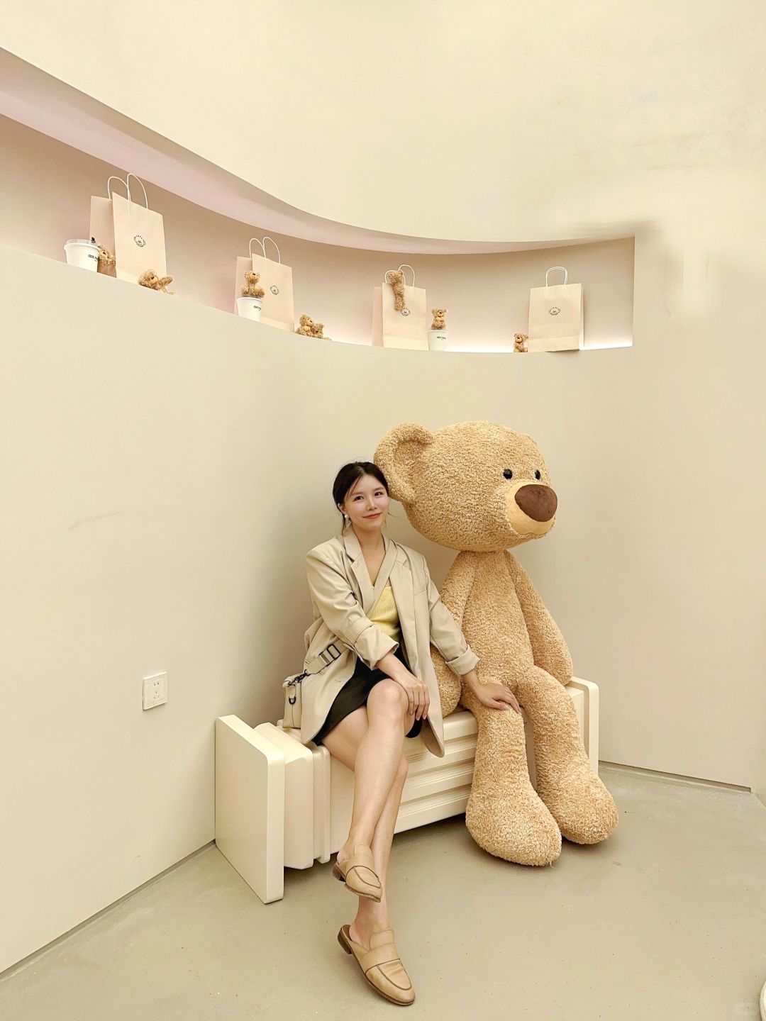 Hunan-Changsha also has it! The bear coffee is cute too! ! !