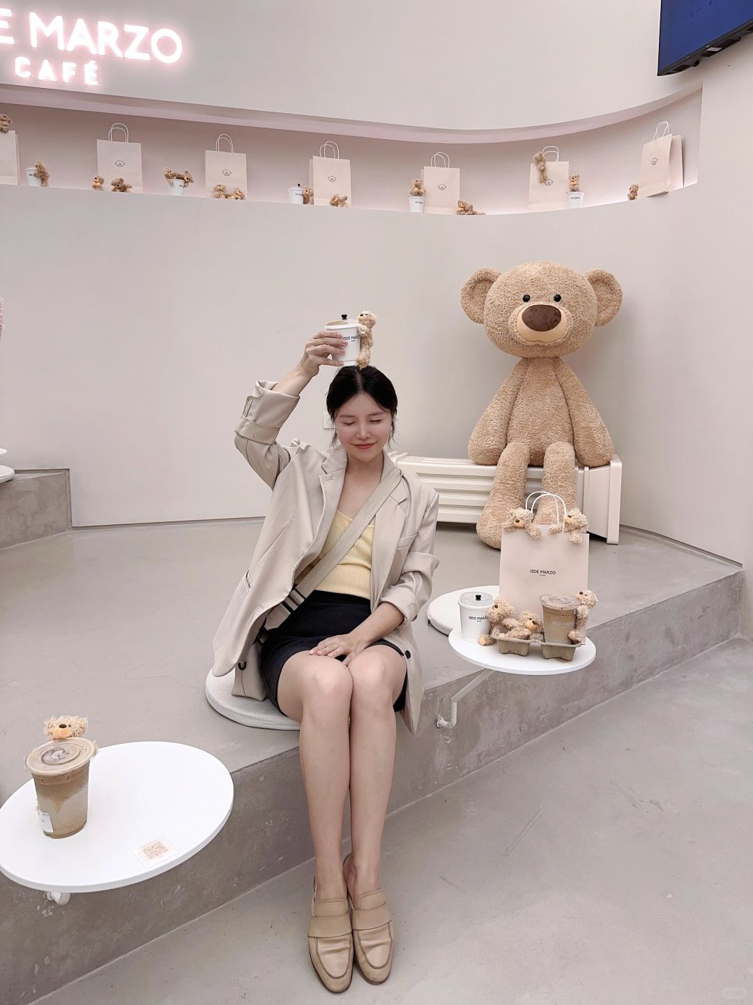 Hunan-Changsha also has it! The bear coffee is cute too! ! !