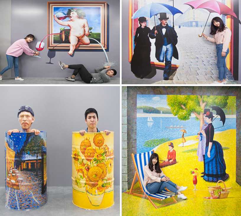 Busan/Jeju-Busan Trickeye Museum attracts 700,000 visitors every year with its novel paintings and 3D displays