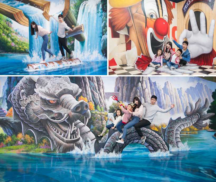 Busan/Jeju-Busan Trickeye Museum attracts 700,000 visitors every year with its novel paintings and 3D displays