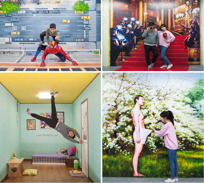 Busan/Jeju-Busan Trickeye Museum attracts 700,000 visitors every year with its novel paintings and 3D displays