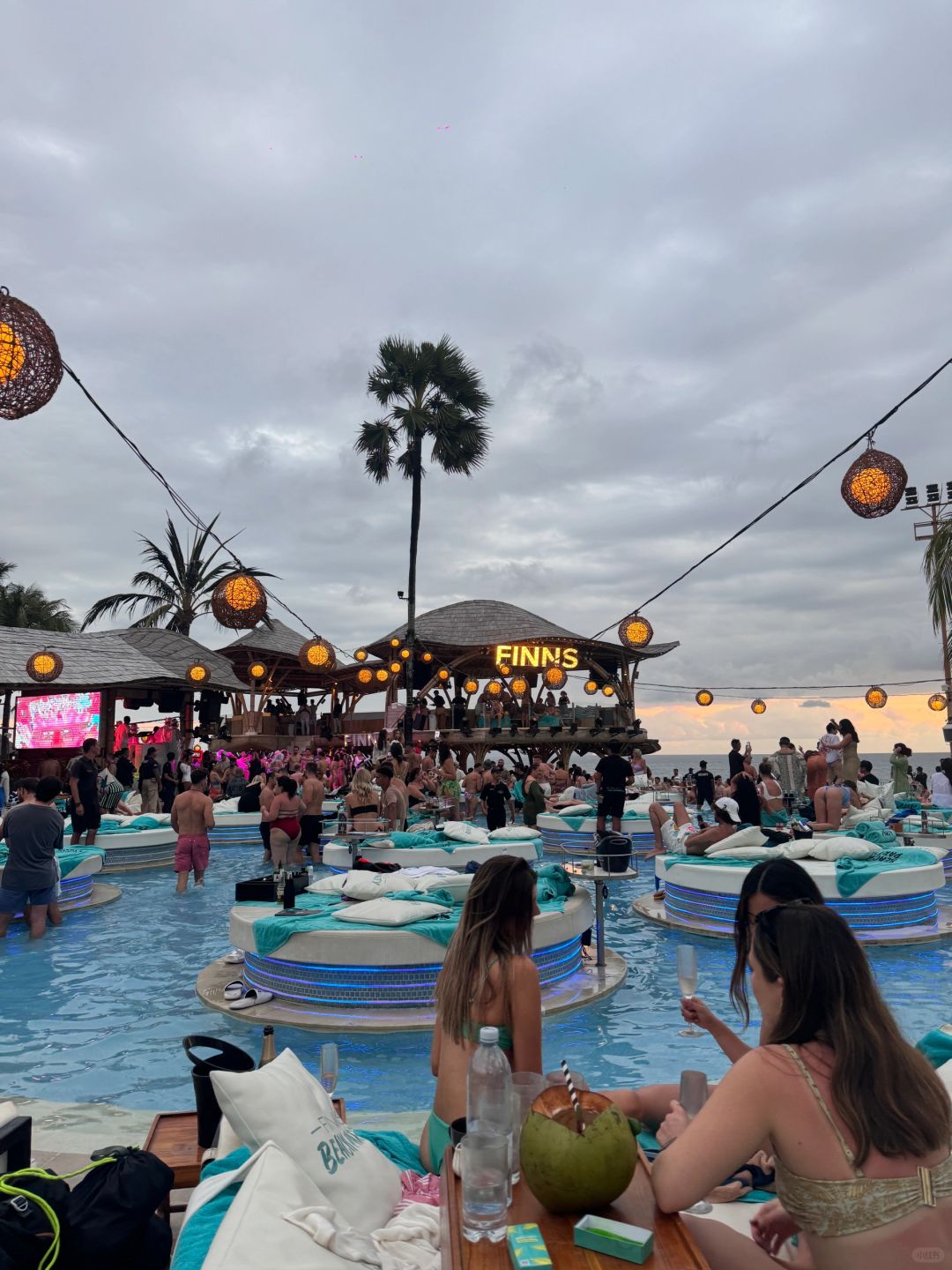 Bali-I recommend Finns Bar to the whole world. It is the No.1 beach club in Asia. It is very fun