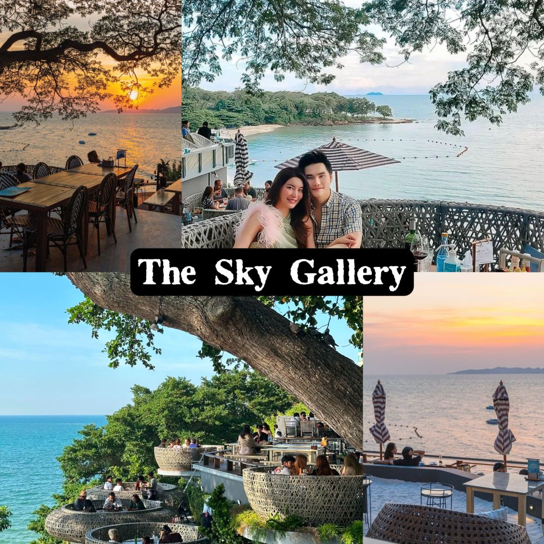 Pattaya-Pattaya 3 Mermaids, The Sky Gallery, Cave Beach Club Sunset Restaurant Review