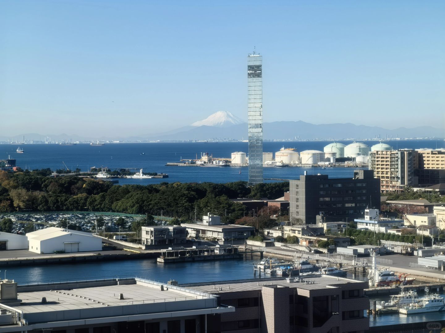 Tokyo-Watching Mount Fuji while having breakfast in Chiba~