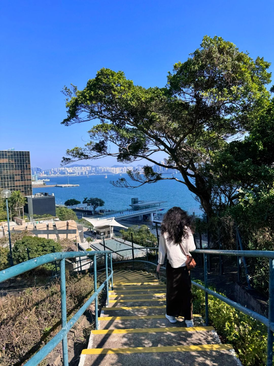 Hong kong-Signal Hill Garden in Tsim Sha Tsui great view of the sea and is suitable for couples to date