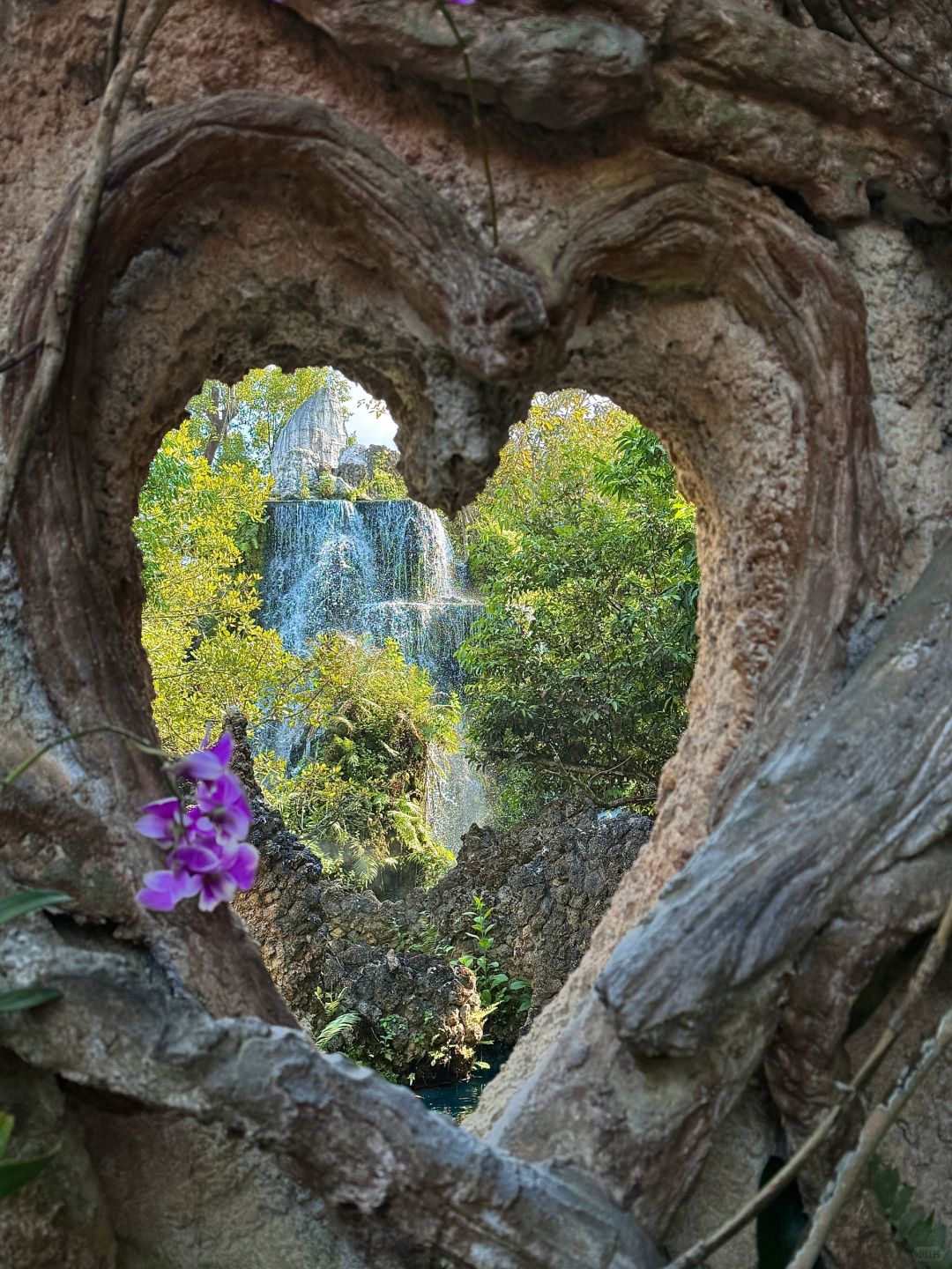 Chiang Mai-Dantewada (Angel Falls Cafe), a waterfall cafe more beautiful than Alice in Wonderland