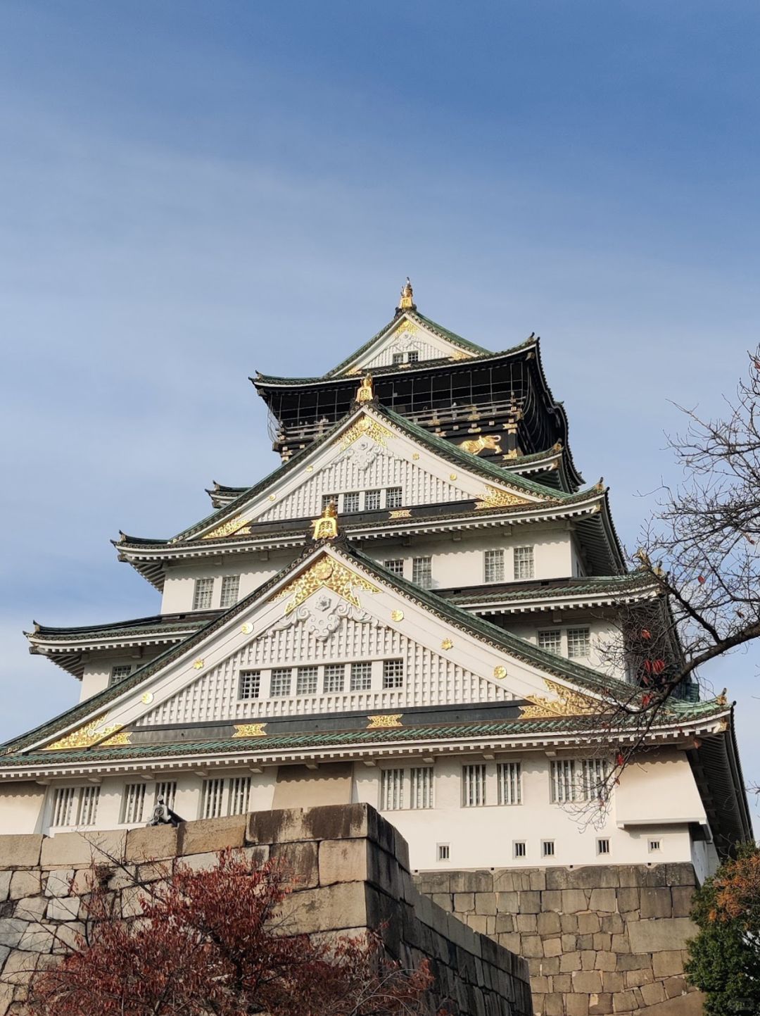 Osaka-Guide to visiting Osaka Castle Park: You can't see maple leaves or cherry blossoms here