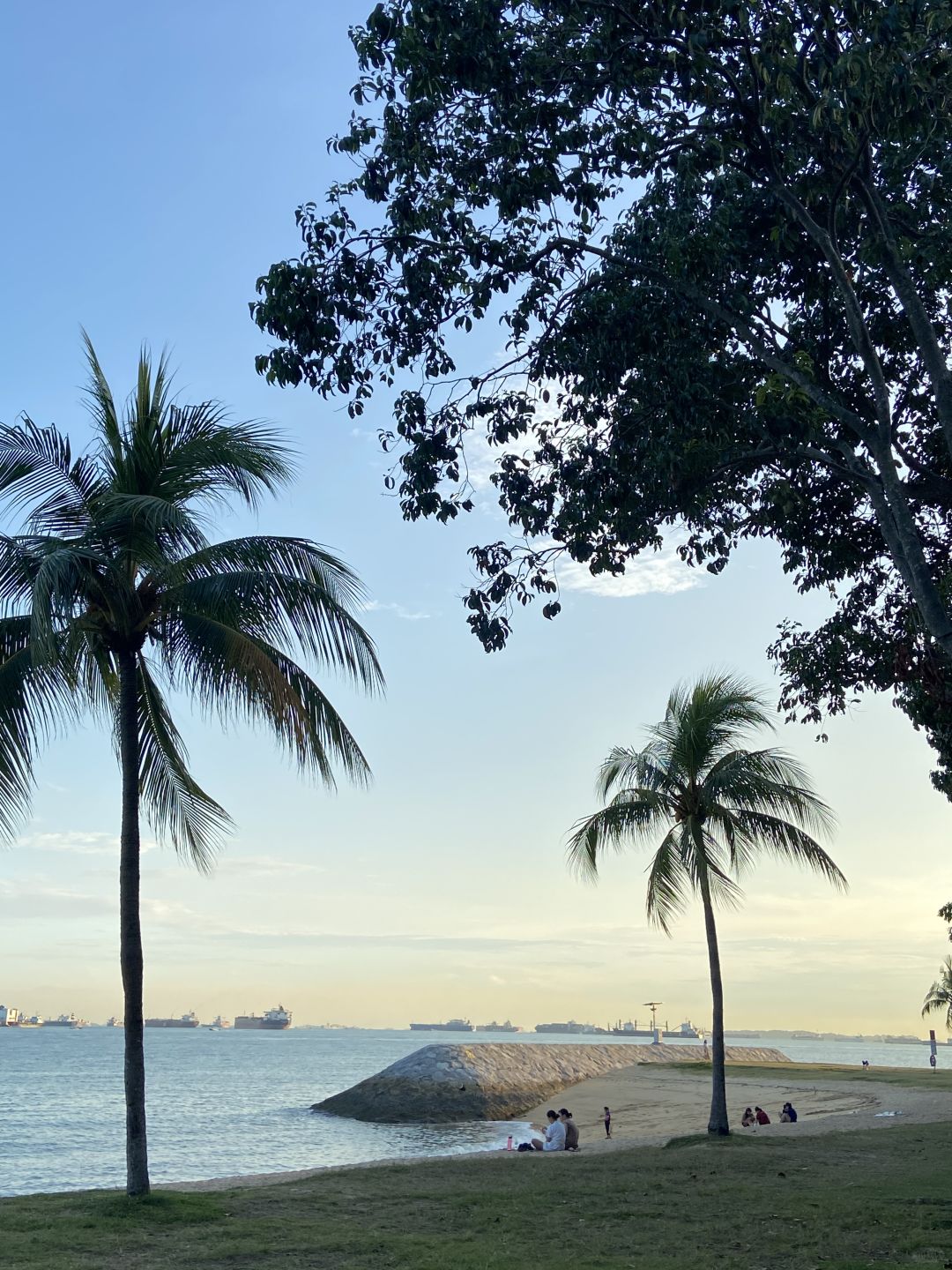 Singapore-Singapore's East Coast Beach Park, forget all your worries, it turns out romance can be free