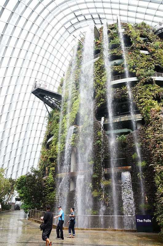 Singapore-Singapore's Gardens by the Bay, 18 "Supertrees" 25 to 50 meters high, and more than 160,000 tropical plants