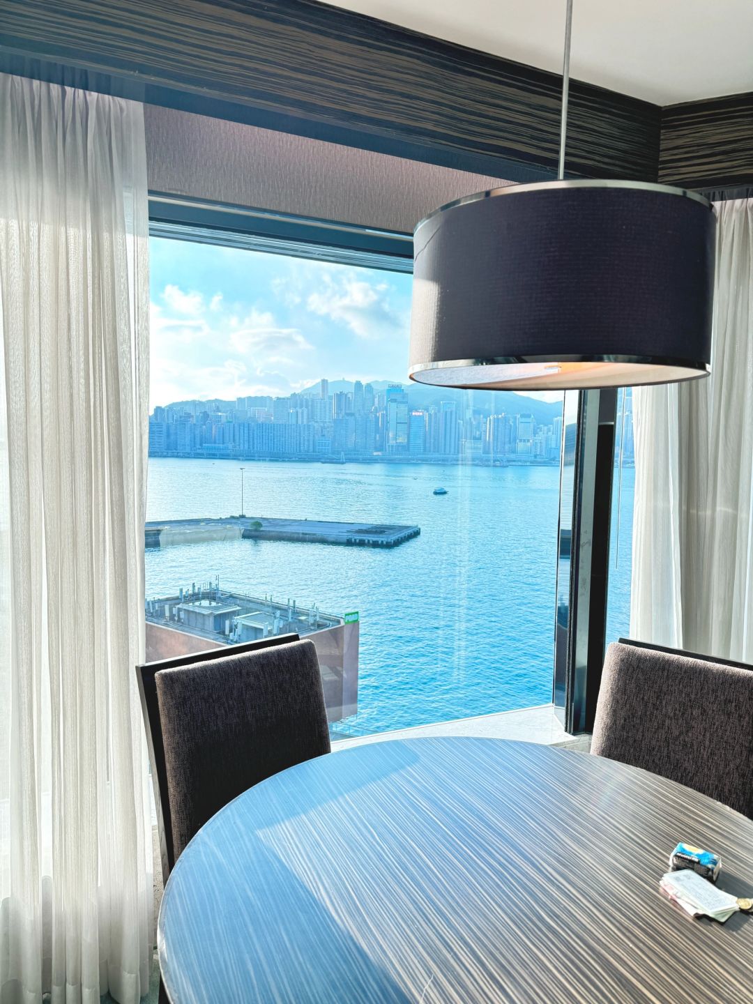 Hong kong-Millennium New World Hotel, with huge floor-to-ceiling windows facing Victoria Harbour