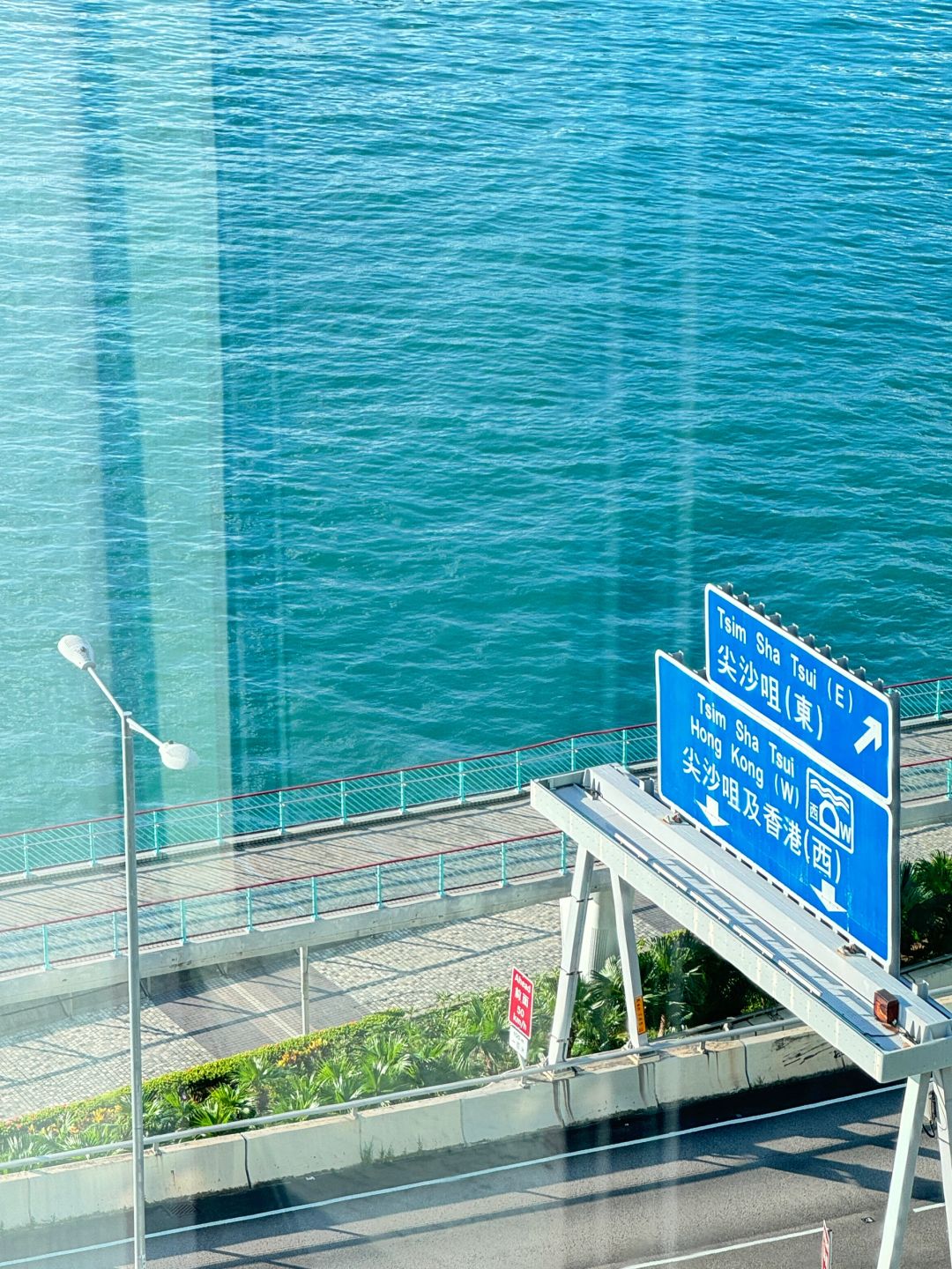 Hong kong-Millennium New World Hotel, with huge floor-to-ceiling windows facing Victoria Harbour