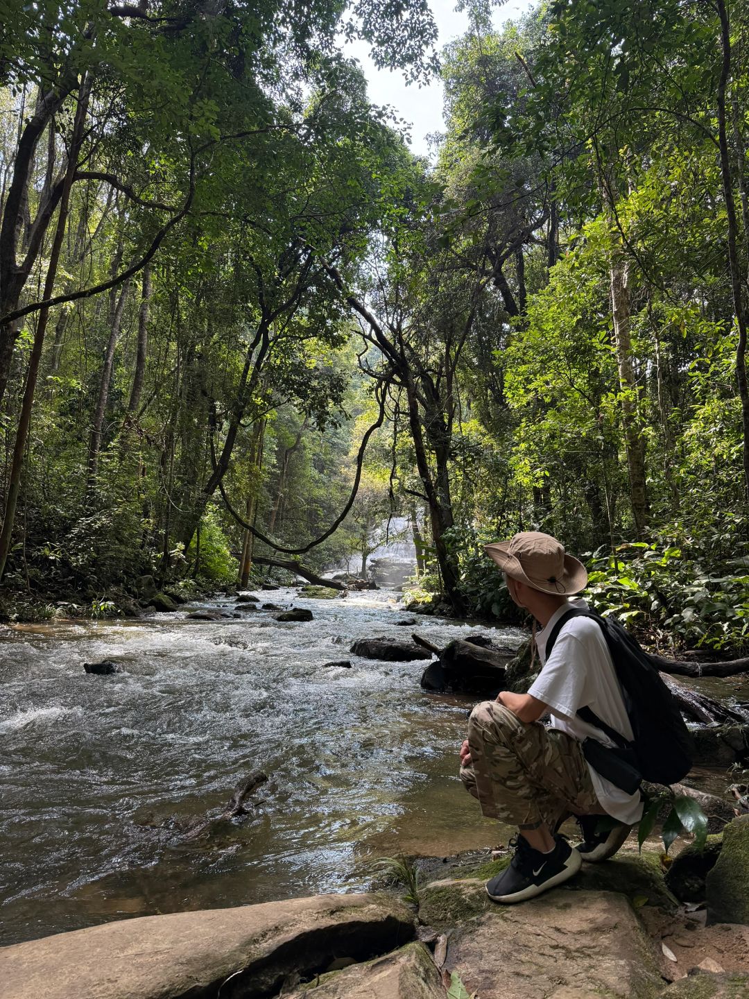 Chiang Mai-Chiang Mai Doi Inthanon National Park, passing streams, waterfalls and rice fields