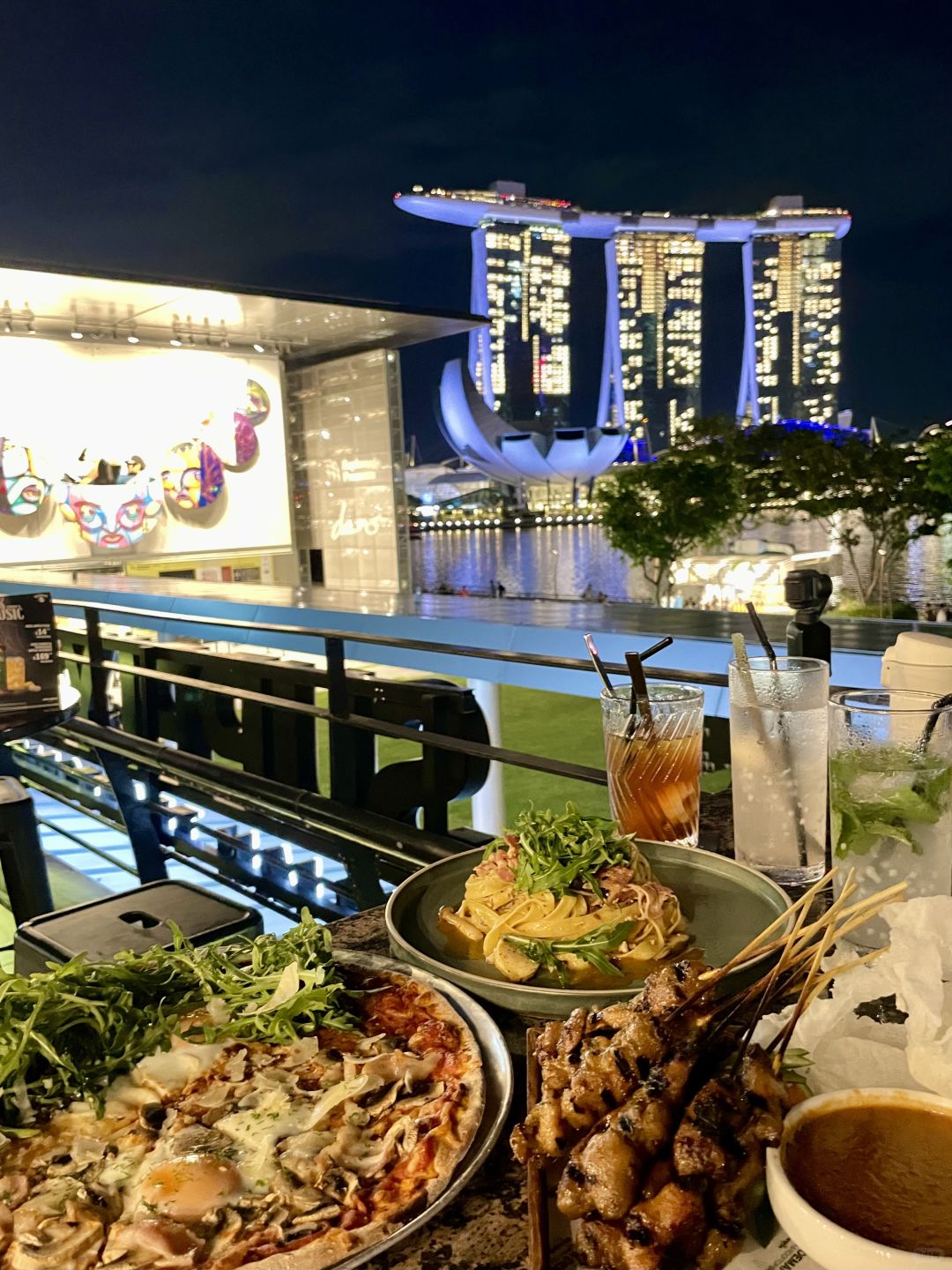 Singapore-Supply & Demand vegetarian restaurant at Singapore's Esplanade, with live performances