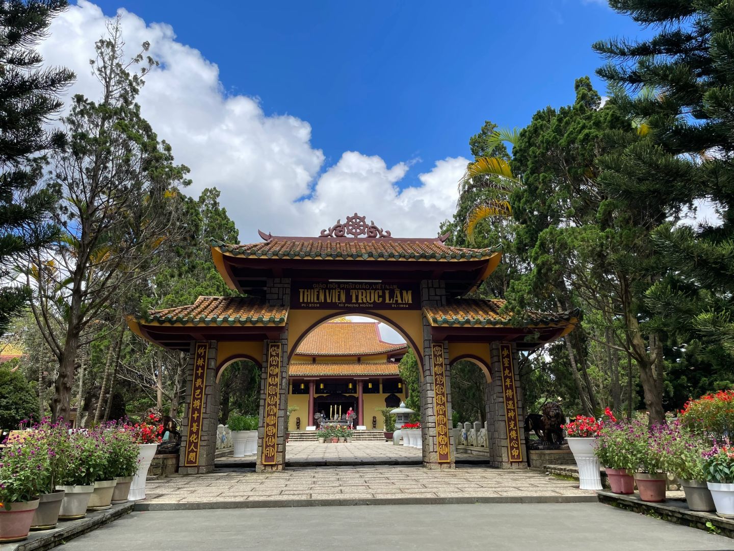 Hanoi-Bamboo Forest Monastery in Dalat, Hanoi, Vietnam, Quiet place hidden in the mountains