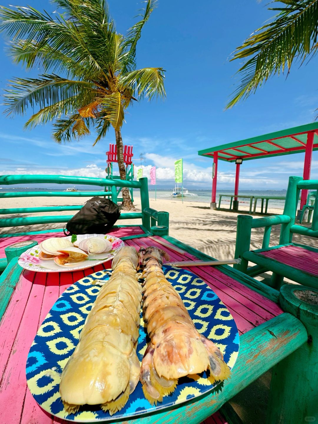 Cebu-Cebu Island Hopping Charter Boat Eating Mantis Shrimp Snorkeling/Eating Durian in the Market