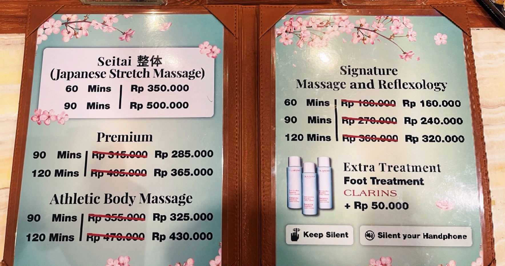 Jakarta-Kokuo Spa massage at Lotte Mall in Jakarta, super strong and comfortable environment