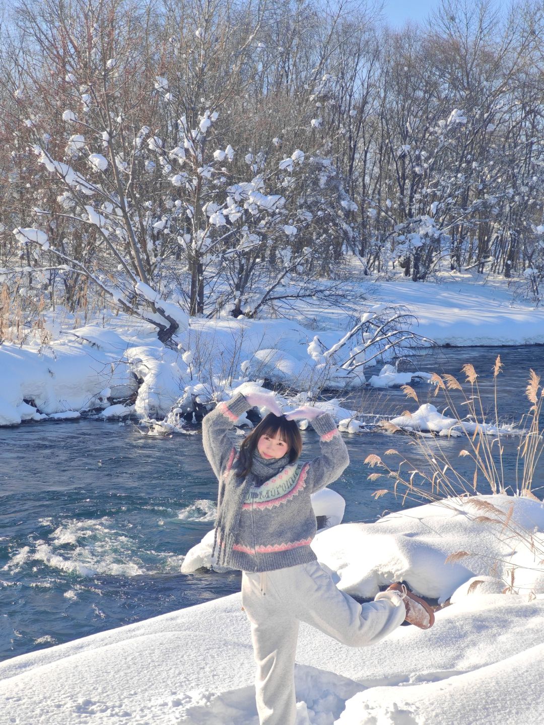 Sapporo/Hokkaido-It was snowing heavily in Asahikawa Palace Park, 🤍and there was no one there