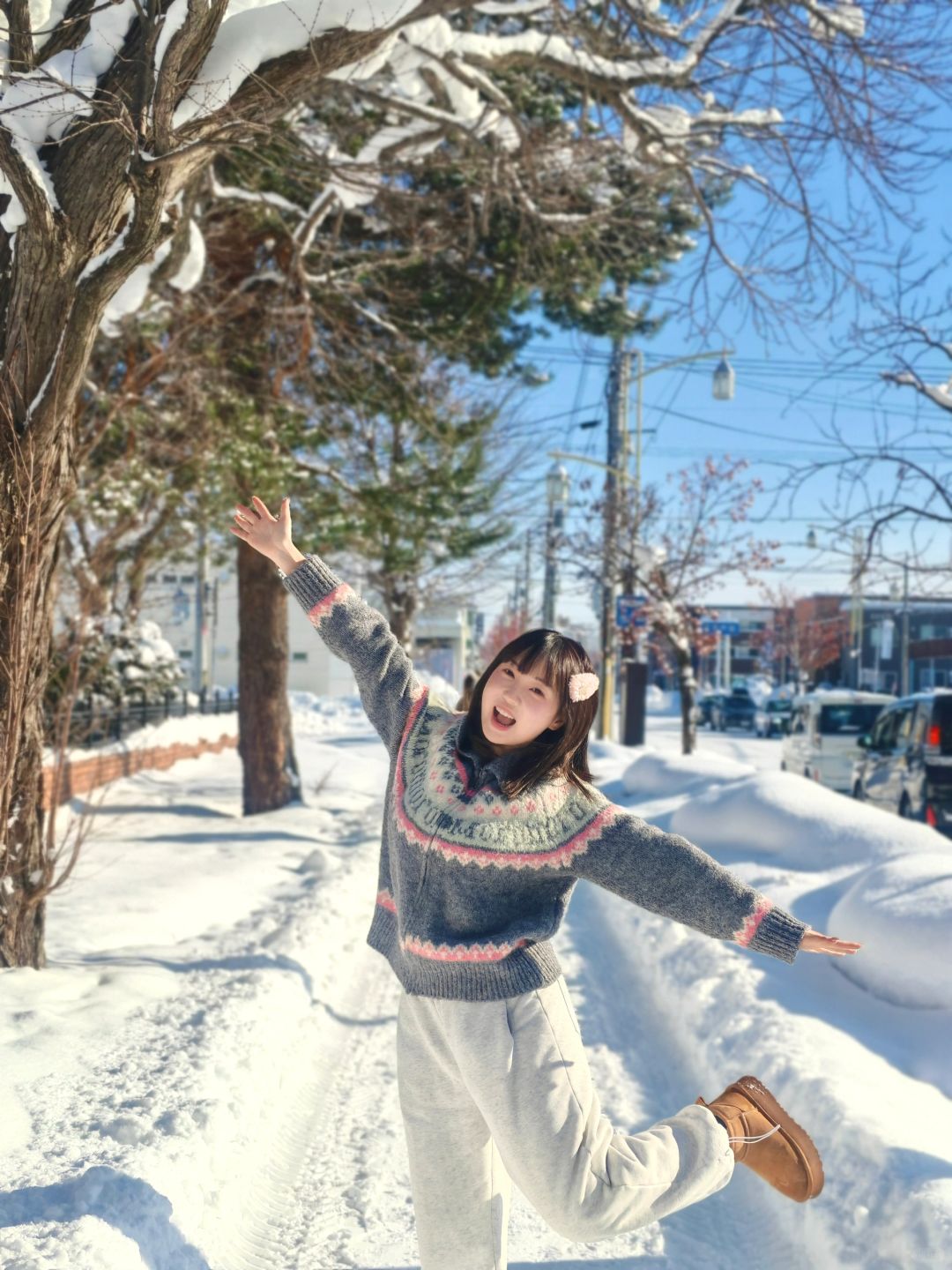 Sapporo/Hokkaido-It was snowing heavily in Asahikawa Palace Park, 🤍and there was no one there