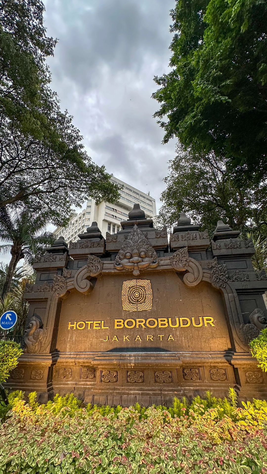 Jakarta-Walking tour of the historical area of ​​the city center in Jakarta, Indonesia Hotel Borobudur