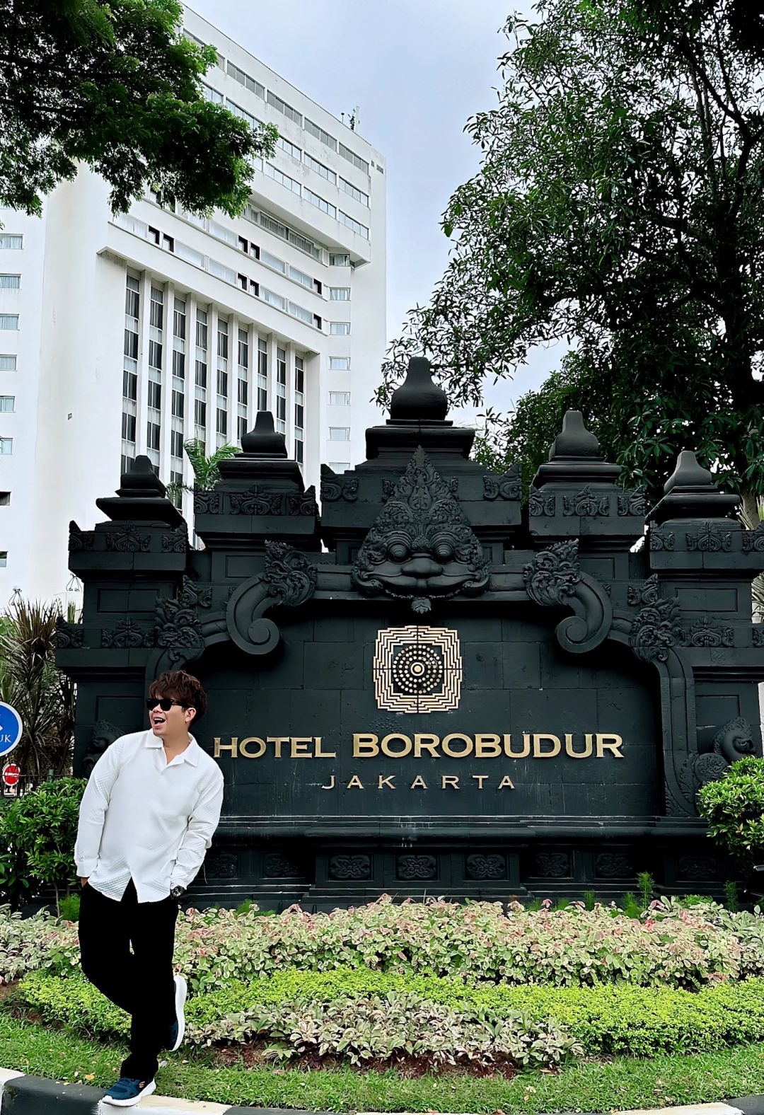 Jakarta-Walking tour of the historical area of ​​the city center in Jakarta, Indonesia Hotel Borobudur