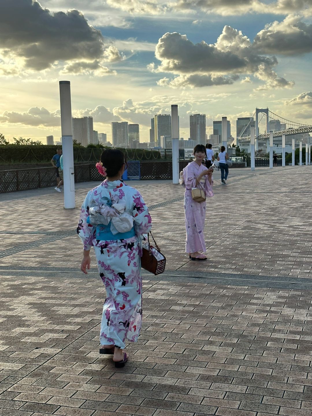 Tokyo-Tokyo Odaiba Seaside Park blows the wind of freedom, the world's third Statue of Liberty