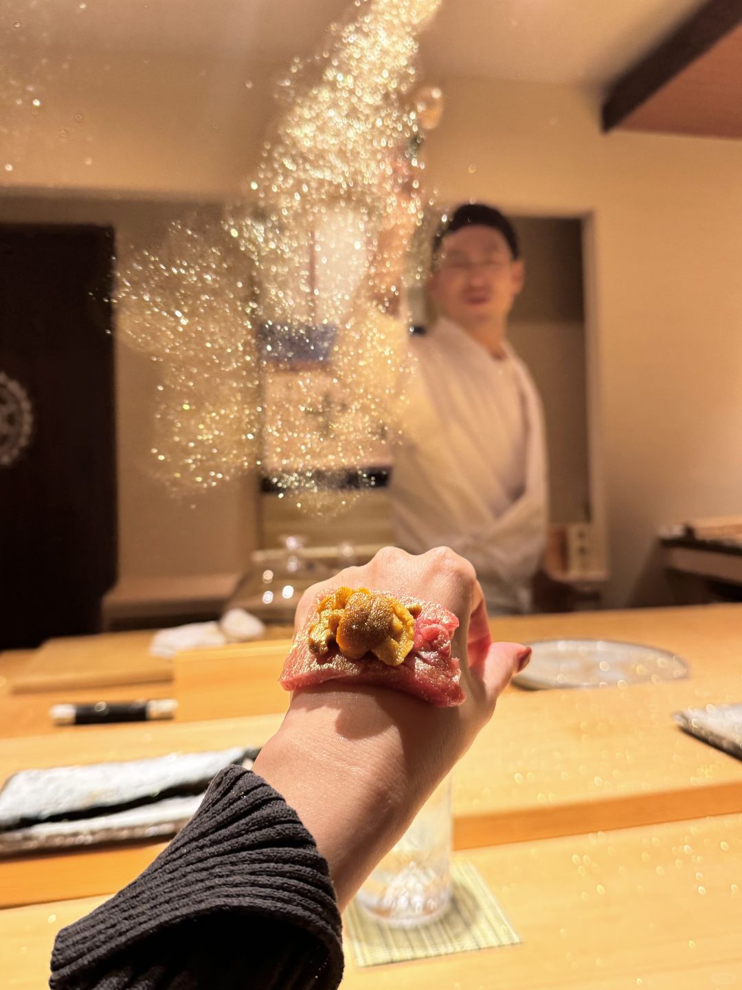 Osaka-鮨かぜのぎ(風禾), Osaka, Japan，The seasoning of each piece of sushi is full of surprises