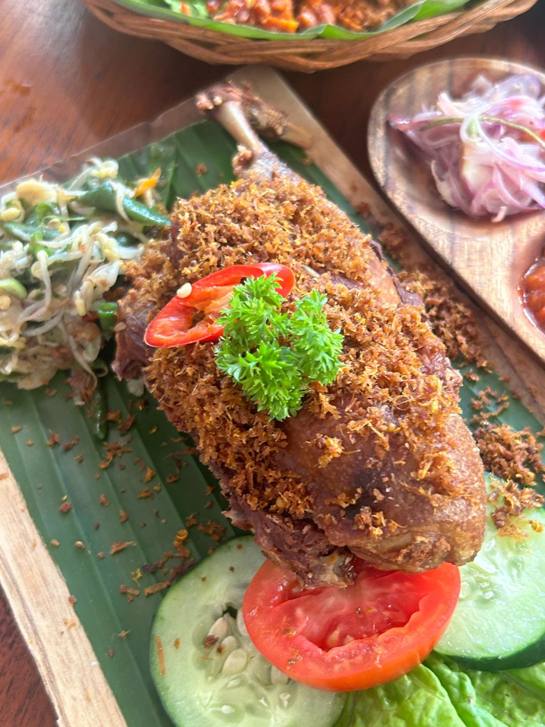 Bali-Warung Pulau Kelapa Restaurant in Ubud, Combination of Balinese and Indonesian specialties