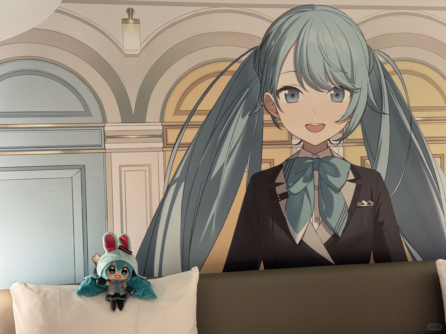 Tokyo-Haneda Airport Hotel MIKU Room, each character has a separate anime style room