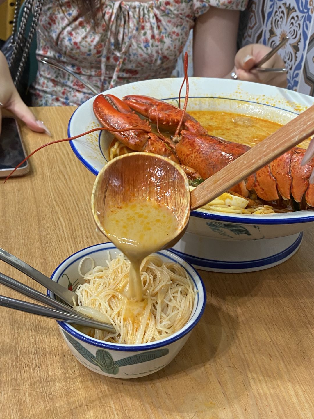 Hong kong-HK Causeway Bay MTR Exit C, Ma Thai Restaurant, Boston lobster noodles for only HK$88