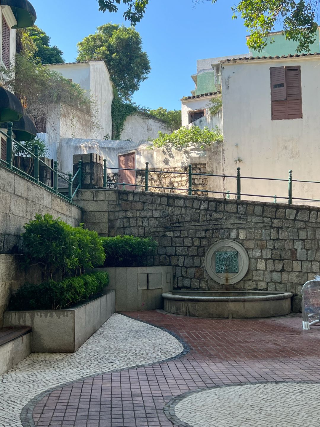 Macao-Place de la Vieja, once the main source of water for Macau, was also one of the settlements for the Portuguese.