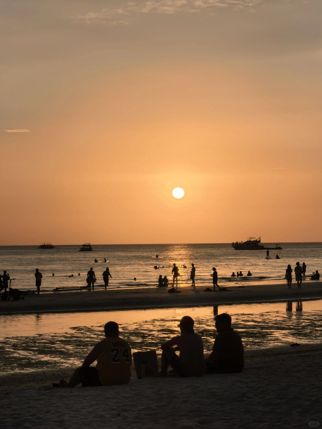 Boracay-🇵🇭The sunset atmosphere in Boracay is really amazing! !