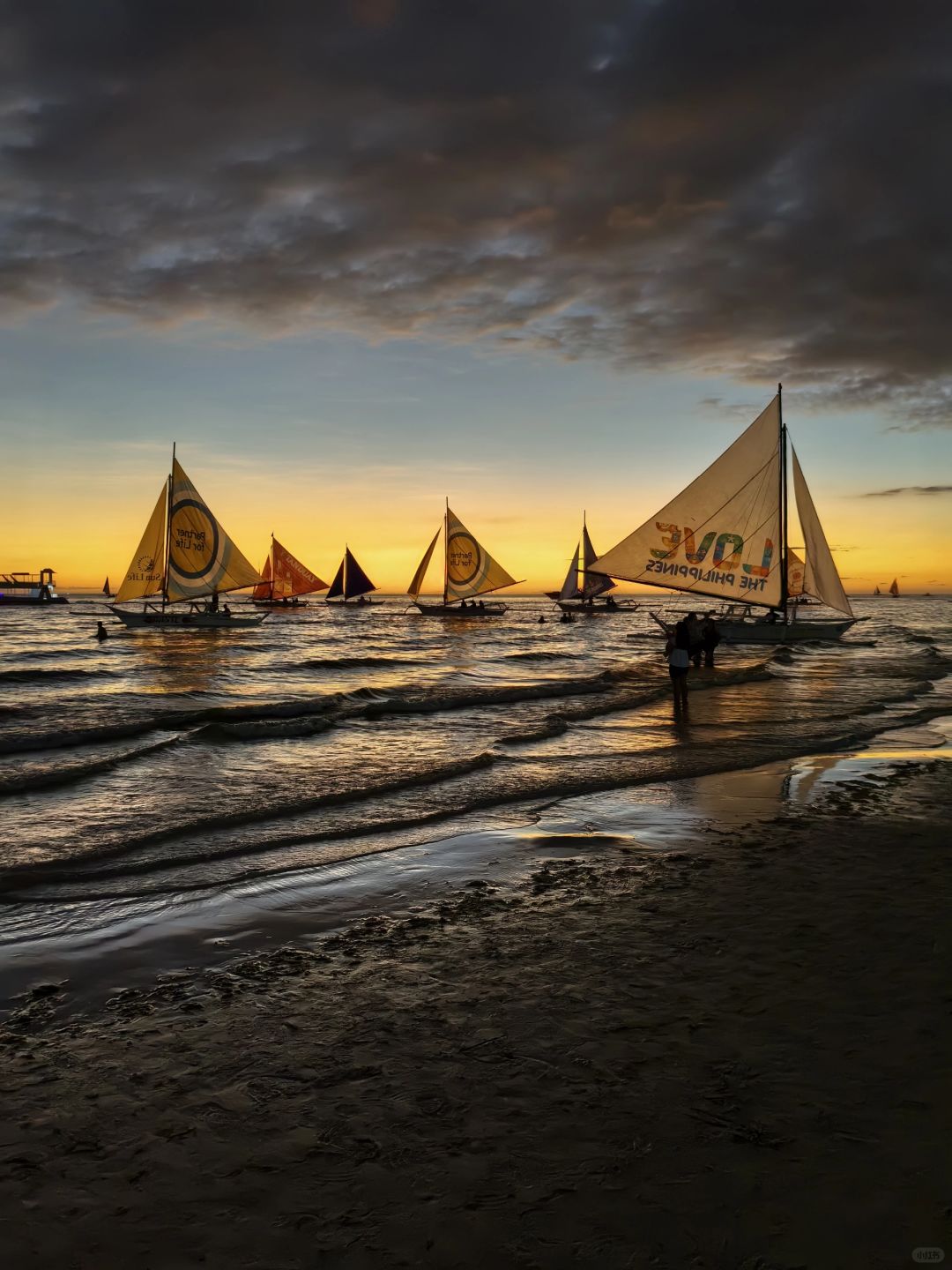 Boracay-🇵🇭The sunset atmosphere in Boracay is really amazing! !