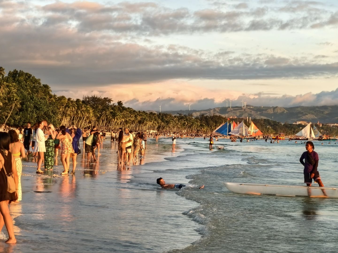 Boracay-🇵🇭The sunset atmosphere in Boracay is really amazing! !