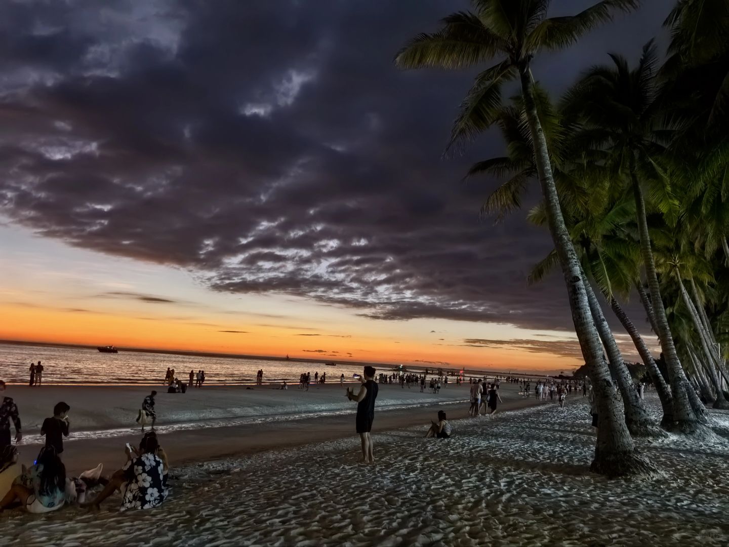 Boracay-🇵🇭The sunset atmosphere in Boracay is really amazing! !