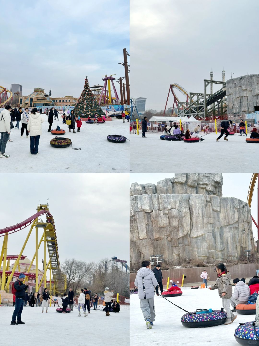 Beijing/Tianjin-Beijing Happy Valley Amusement Park, where thousands of sparks fall like raindrops, is so beautiful!