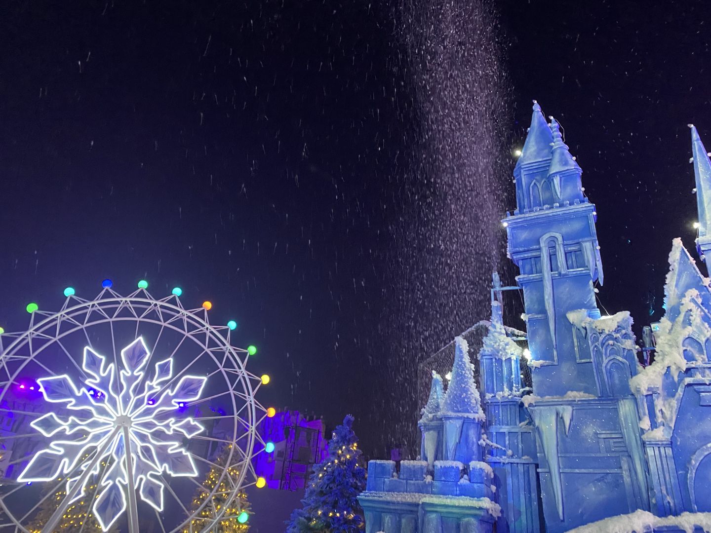 Beijing/Tianjin-Beijing Happy Valley Amusement Park, may be because of the cold weather, not many people!