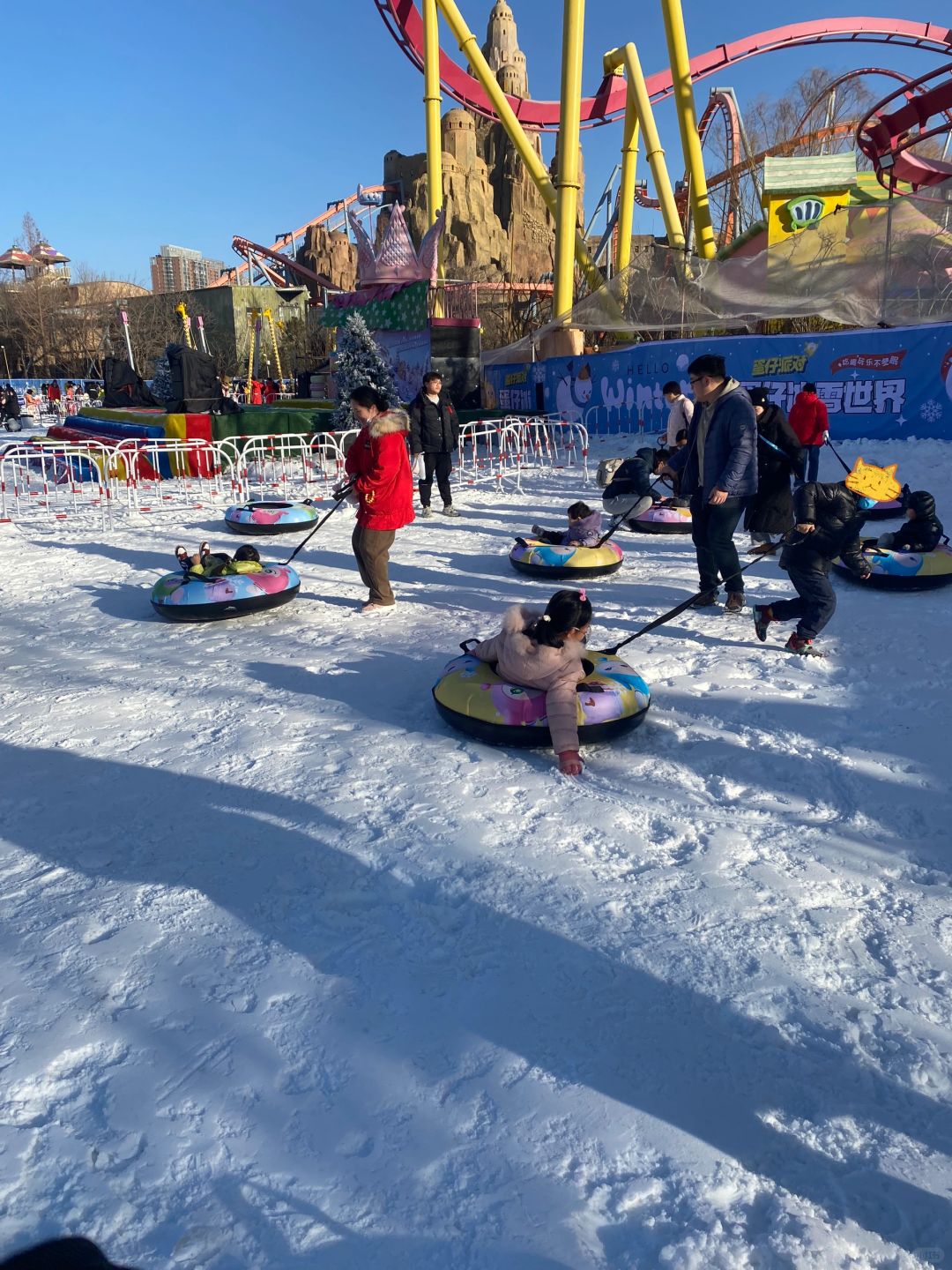 Beijing/Tianjin-Beijing Happy Valley Amusement Park, may be because of the cold weather, not many people!