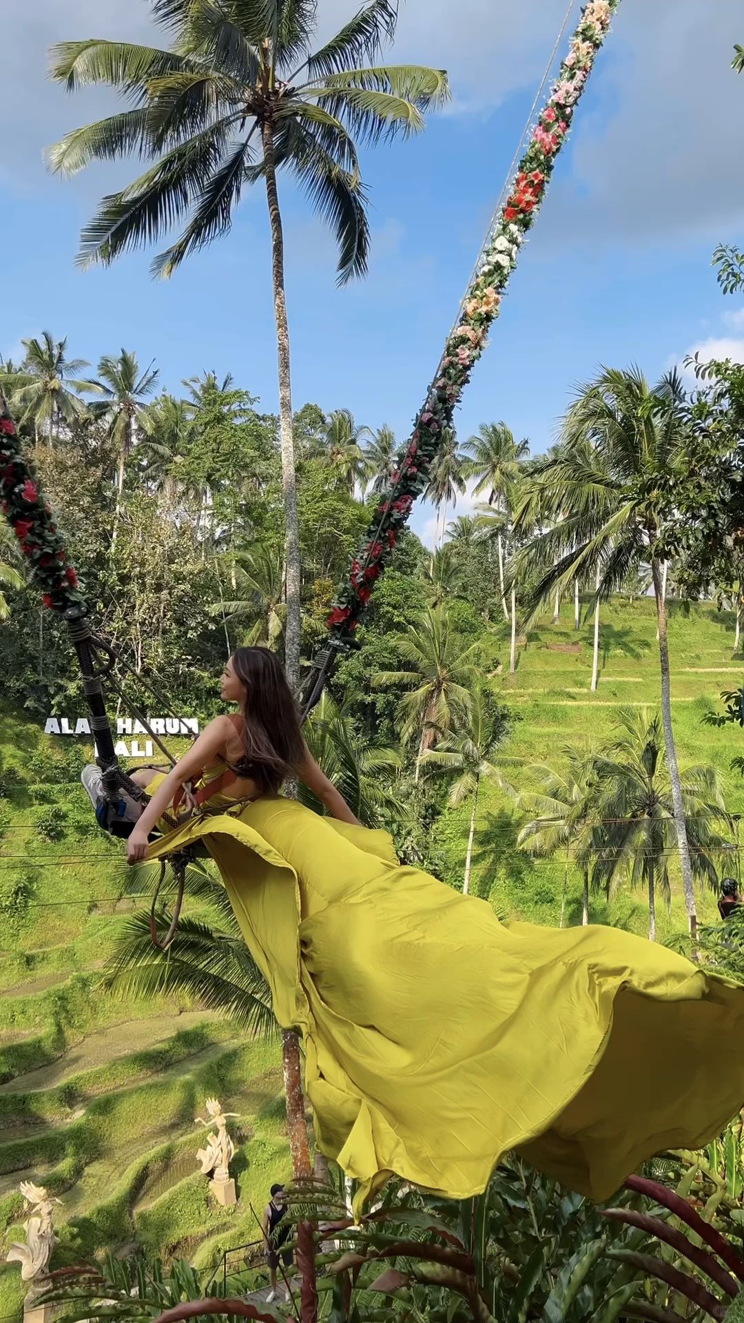 Bali-Visit Alas Harum Rainforest Swing, Zipline and Outdoor Swimming Pool in Ubud, Bali