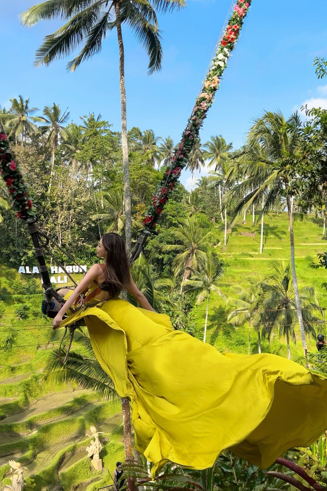 Bali-Visit Alas Harum Rainforest Swing, Zipline and Outdoor Swimming Pool in Ubud, Bali