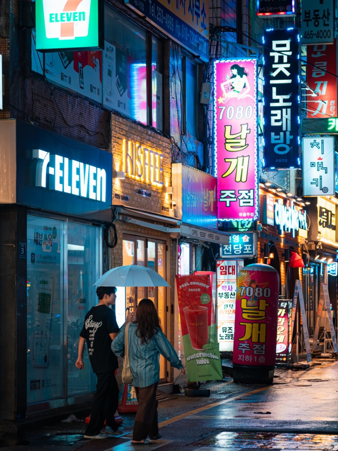 Busan/Jeju-My view of Busan nightlife in South Korea, 🌃International Market Pedestrian Street