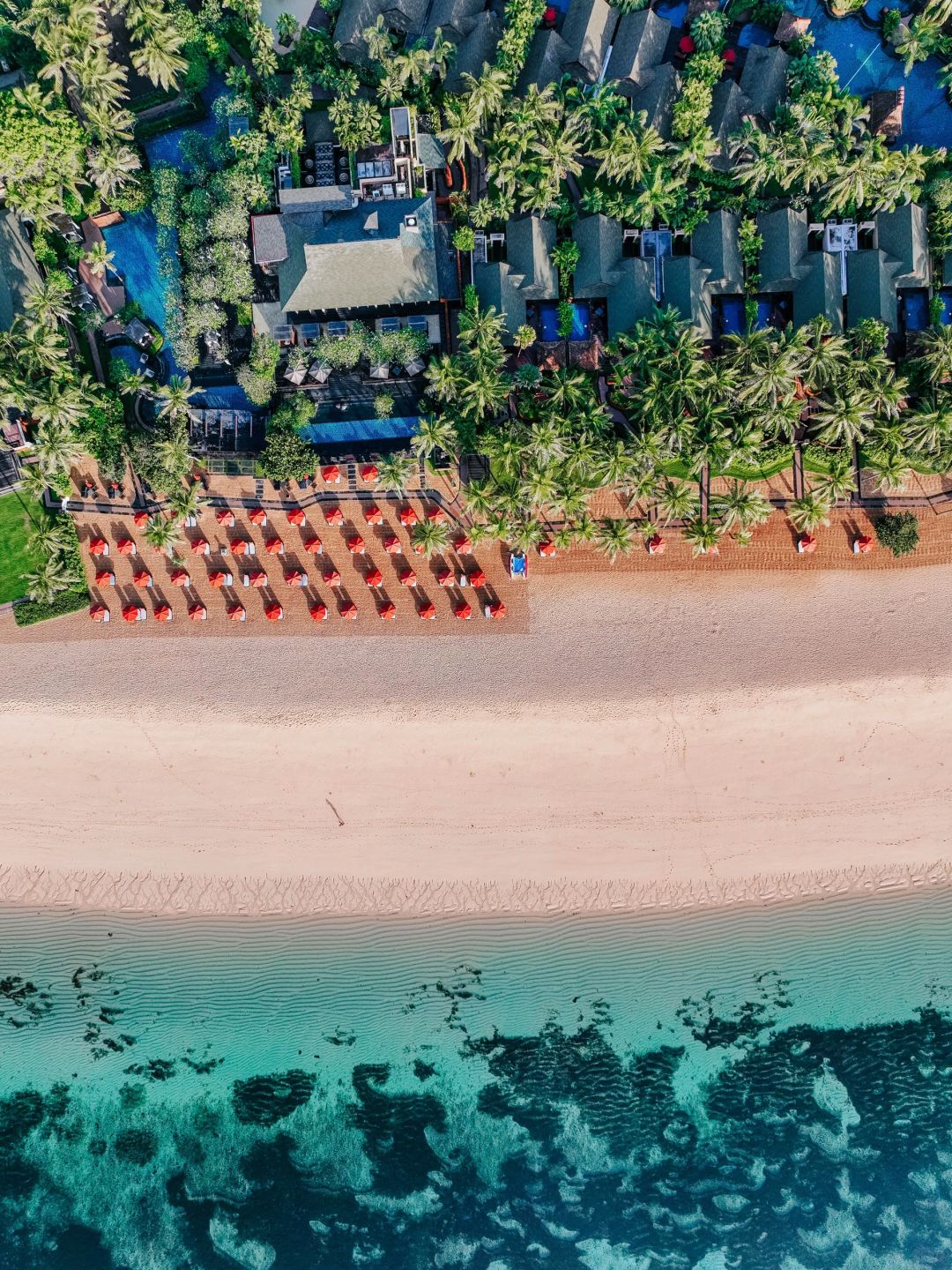 Bali-The St. Regis Bali Resort Hotel, private pool villas seamlessly connected to the lagoon pool