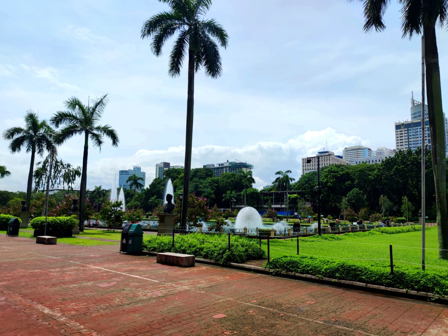 Manila/Luzon-Manila's Rizal Park, home to the monument to Jose Rizal, the father of the Philippines