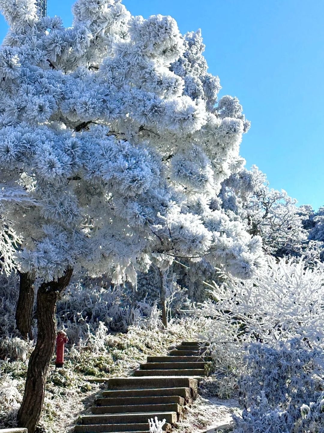 Changsha-Hengshan in Changsha, it's almost snowing, very beautiful!