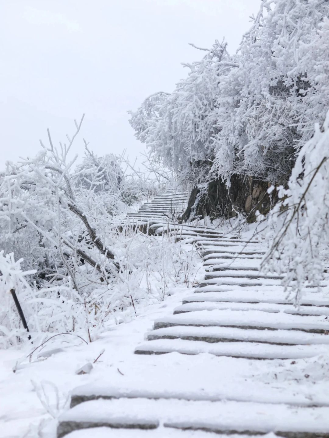 Changsha-Hengshan in Changsha, it's almost snowing, very beautiful!